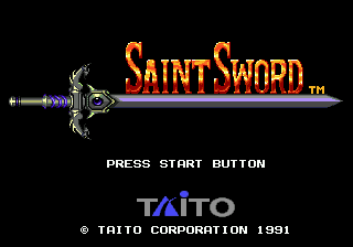 Заставка игры Saint Sword